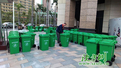 欣方圳塑料環(huán)保垃圾桶，天津市場銷量倍增