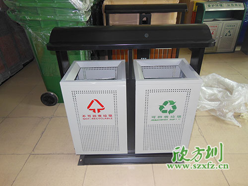 貴陽物業(yè)戶外鋼板沖孔垃圾桶，客戶的二次選擇。