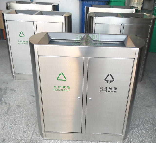 蘇州商貿(mào)城不銹鋼垃圾桶廠家品質有保障